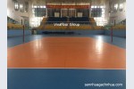 Công trình sàn thể thao cho sân bóng chuyền nhà thi đấu tại Hà Tĩnh